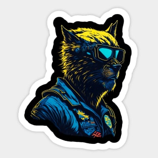 Working class Wolverine Sticker